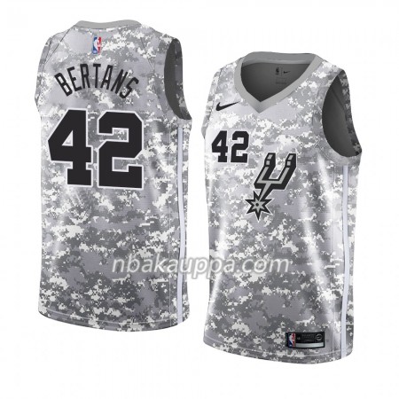 San Antonio Spurs Davis Bertans 42 2018-19 Nike Harmaa Pelipaidat Swingman - Miesten